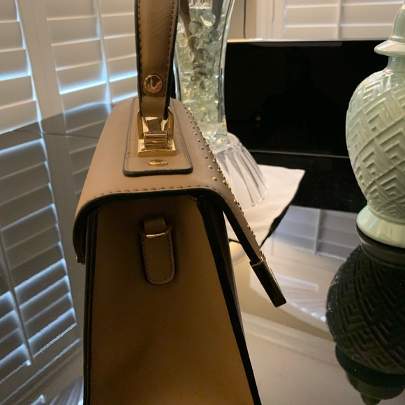 Dune London Mauve with Goldtone Hardware Crossbody Satchel Bag with Coin Purse - Picture 8 of 8